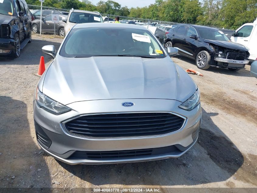 2020 Ford Fusion S VIN: 3FA6P0G77LR235255 Lot: 40083778