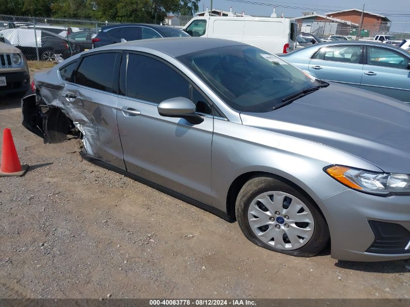 2020 Ford Fusion S VIN: 3FA6P0G77LR235255 Lot: 40083778