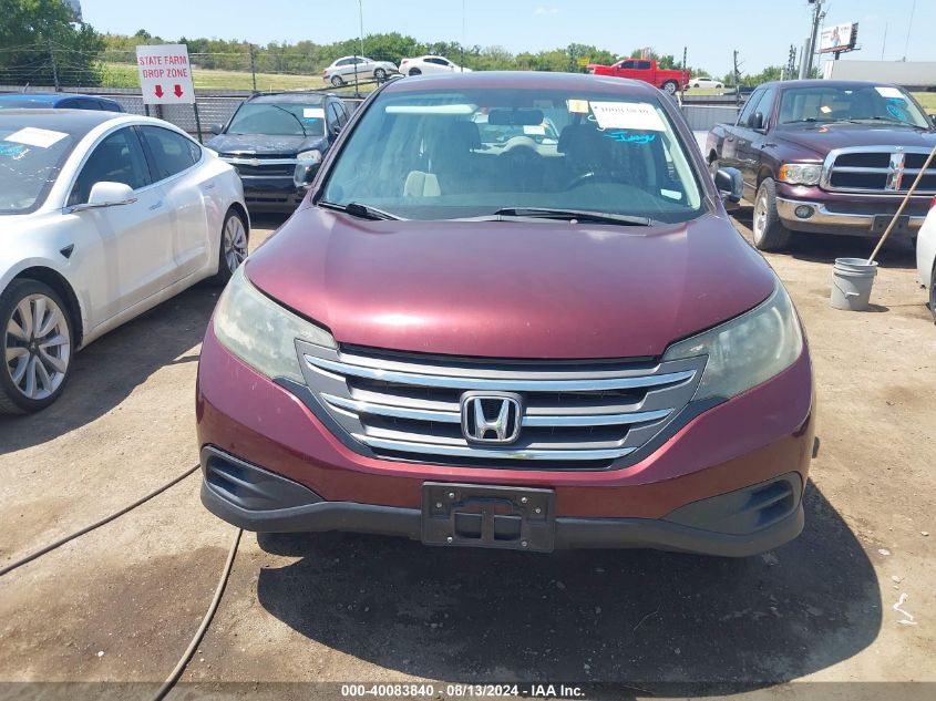 2013 Honda Cr-V Lx VIN: 5J6RM4H30DL084336 Lot: 40083840