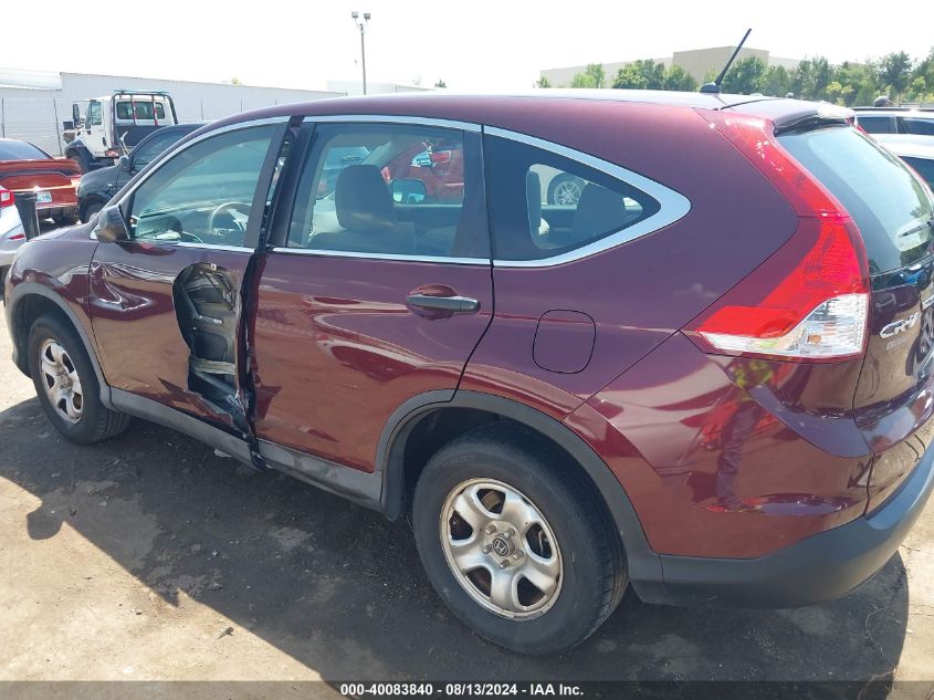 2013 Honda Cr-V Lx VIN: 5J6RM4H30DL084336 Lot: 40083840