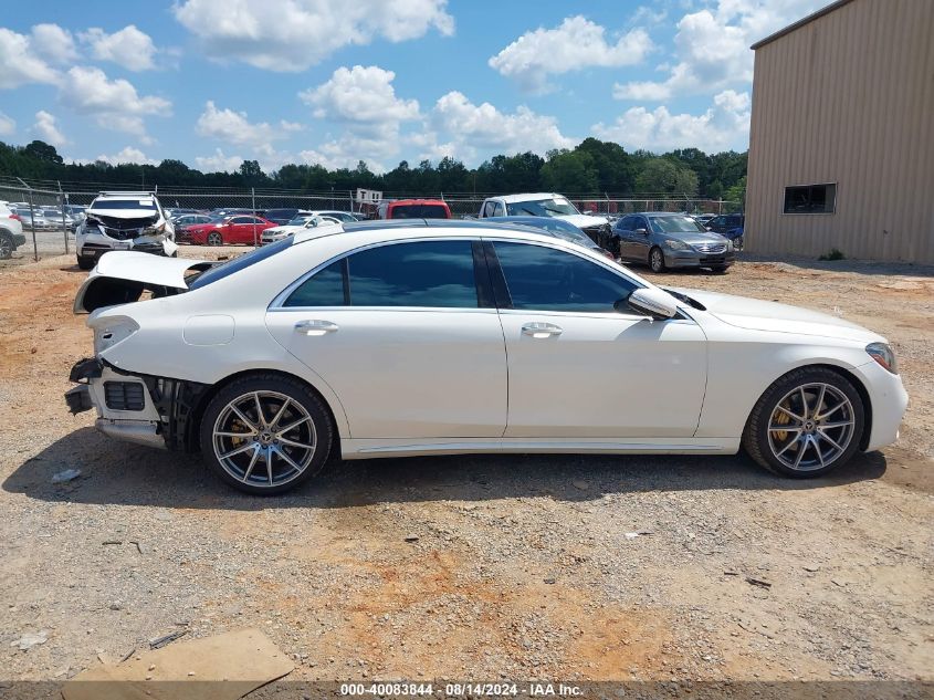 2018 Mercedes-Benz S 560 VIN: WDDUG8DB9JA401720 Lot: 40083844