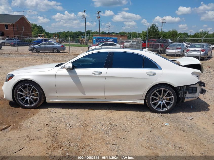 2018 Mercedes-Benz S 560 VIN: WDDUG8DB9JA401720 Lot: 40083844