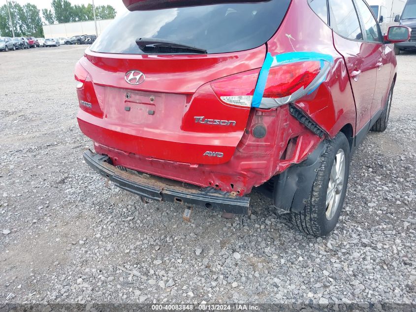 2013 Hyundai Tucson Gls VIN: KM8JUCAC2DU767068 Lot: 40083848