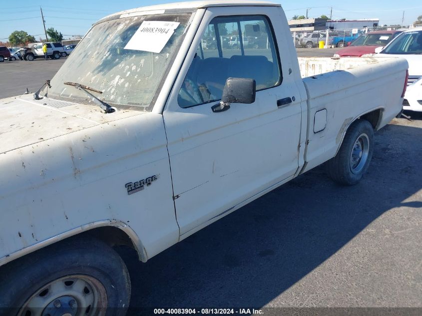 1988 Ford Ranger VIN: 1FTBR10A0JUE21840 Lot: 40083904