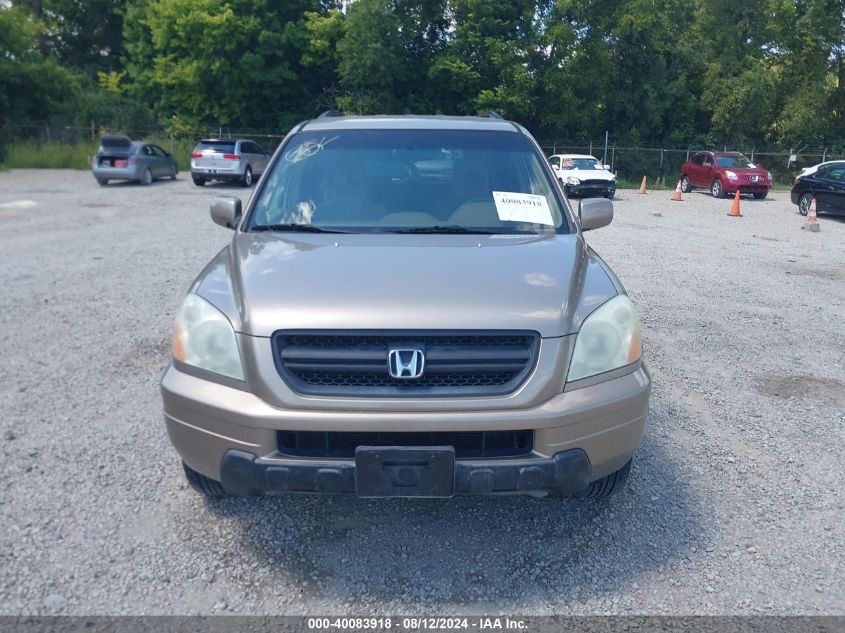 2004 Honda Pilot Ex VIN: 2HKYF18454H589781 Lot: 40083918