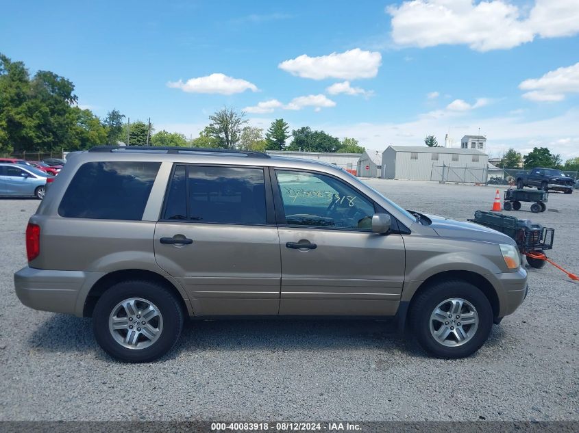 2004 Honda Pilot Ex VIN: 2HKYF18454H589781 Lot: 40083918