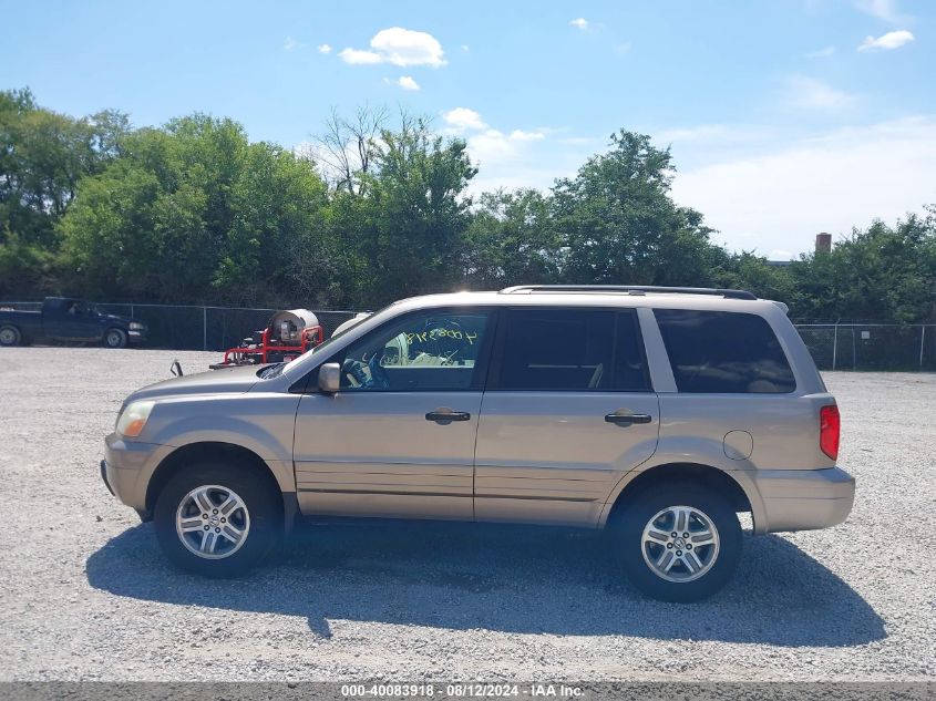 2004 Honda Pilot Ex VIN: 2HKYF18454H589781 Lot: 40083918