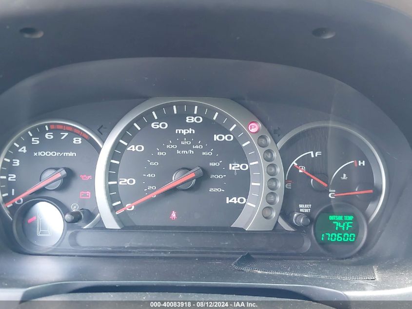 2004 Honda Pilot Ex VIN: 2HKYF18454H589781 Lot: 40083918