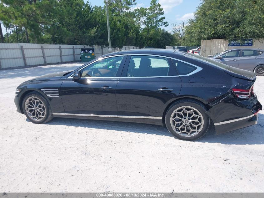 2021 Genesis G80 3.5T Rwd VIN: KMTGC4SD4MU047979 Lot: 40083920