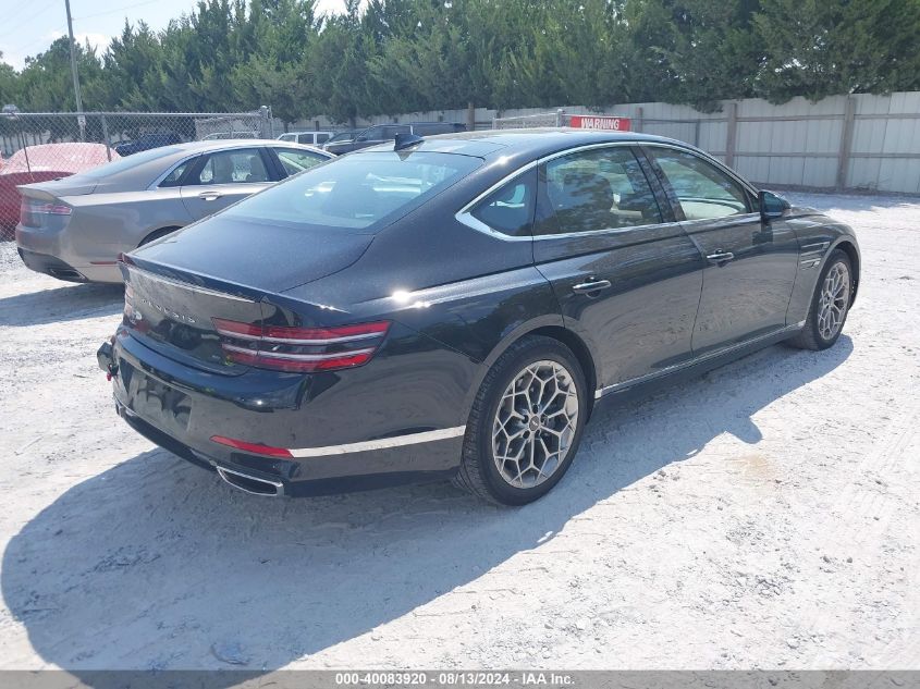 2021 Genesis G80 3.5T Rwd VIN: KMTGC4SD4MU047979 Lot: 40083920