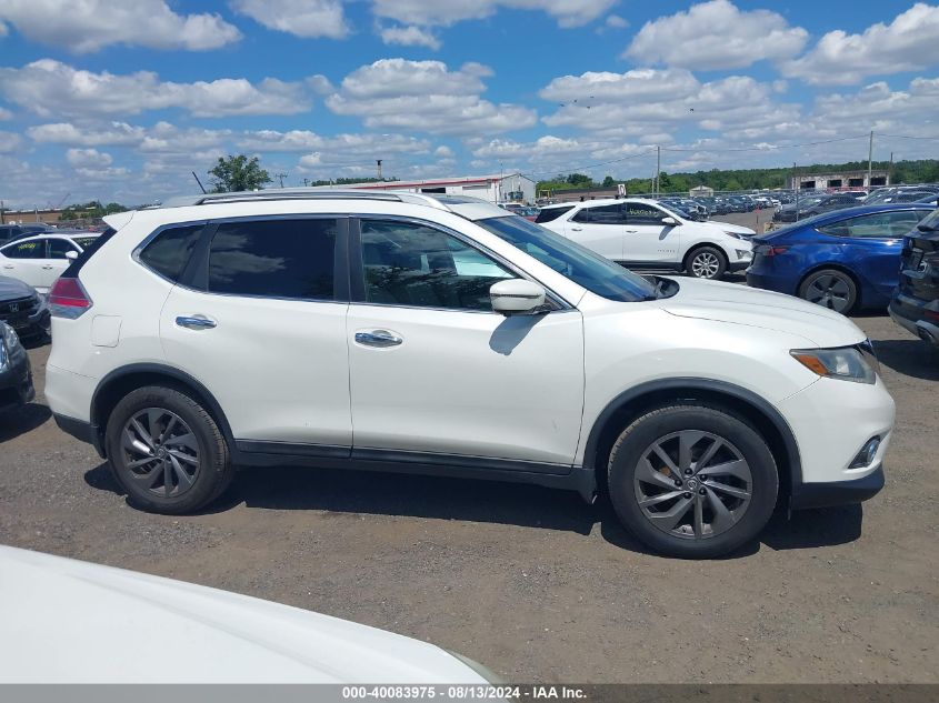 2016 Nissan Rogue Sl VIN: 5N1AT2MVXGC766531 Lot: 40083975