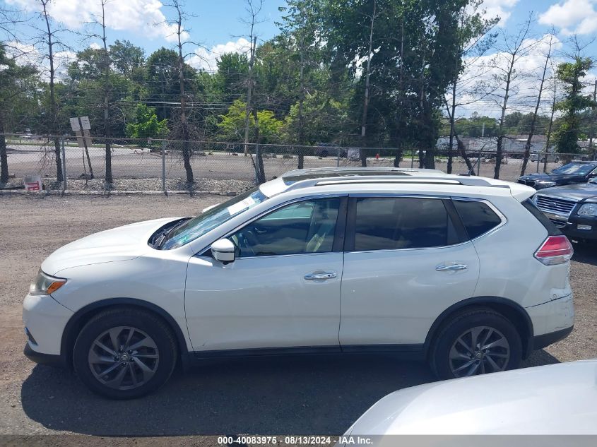 2016 Nissan Rogue Sl VIN: 5N1AT2MVXGC766531 Lot: 40083975