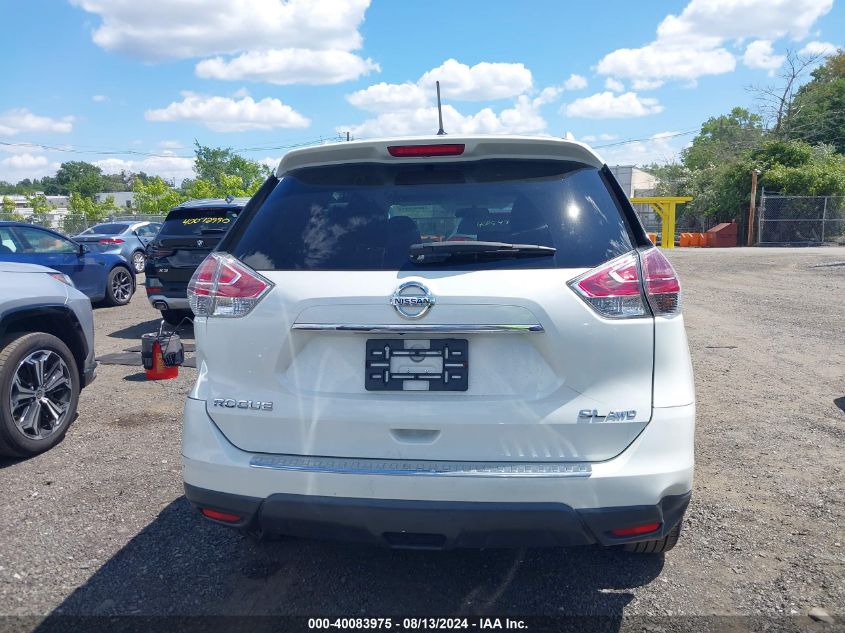 2016 Nissan Rogue Sl VIN: 5N1AT2MVXGC766531 Lot: 40083975