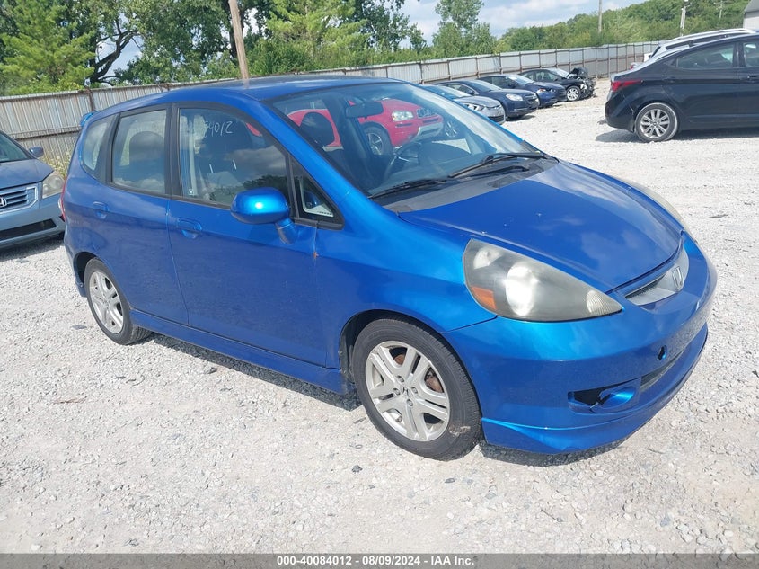 2008 Honda Fit Sport VIN: JHMGD386X8S067796 Lot: 40084012