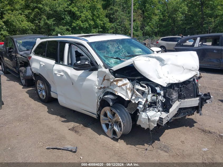 2016 TOYOTA HIGHLANDER LIMITED V6 - 5TDDKRFH3GS277262