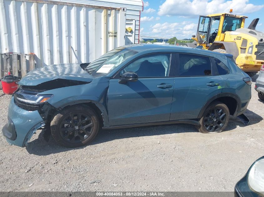 2024 Honda Hr-V Awd Sport/Awd Sport W/O Bsi VIN: 3CZRZ2H56RM786187 Lot: 40084053