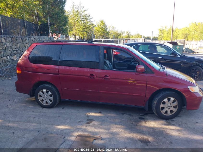 2002 Honda Odyssey Ex-L VIN: 2HKRL18962H011095 Lot: 40084123