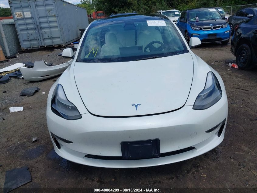 2022 Tesla Model 3 Long Range Dual Motor All-Wheel Drive VIN: 5YJ3E1EB4NF115546 Lot: 40084209