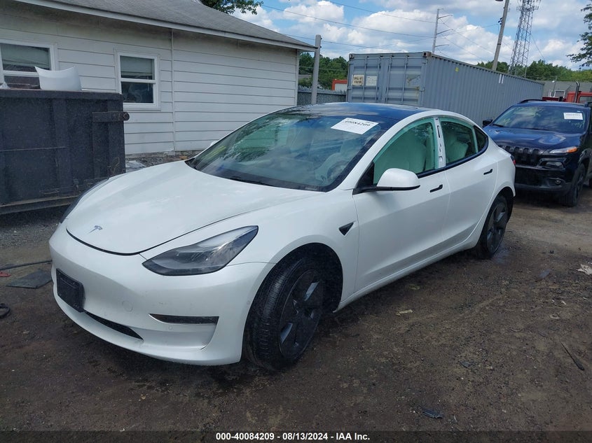 VIN 5YJ3E1EB4NF115546 2022 TESLA MODEL 3 LONG RANGE DUAL MOTOR ALL-WHEEL DRIVE
