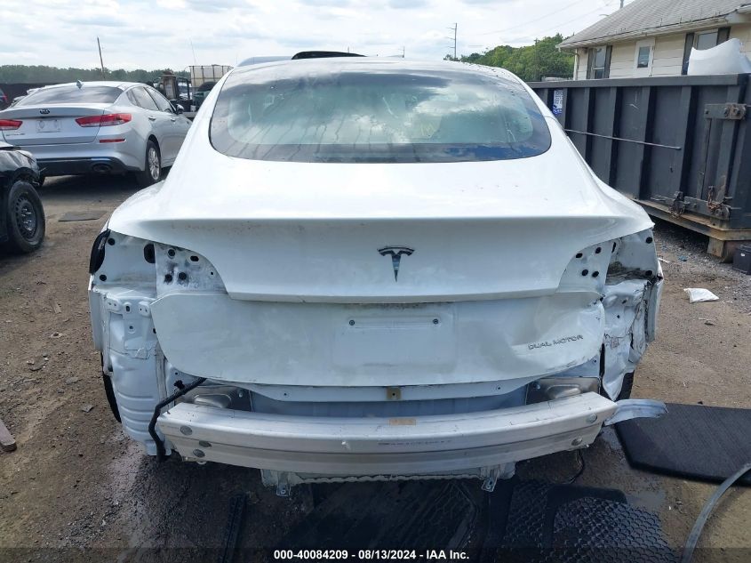 2022 Tesla Model 3 Long Range Dual Motor All-Wheel Drive VIN: 5YJ3E1EB4NF115546 Lot: 40084209