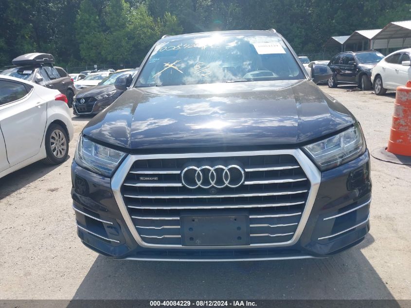 2017 Audi Q7 3.0T Premium VIN: WA1VAAF78HD016426 Lot: 40084229