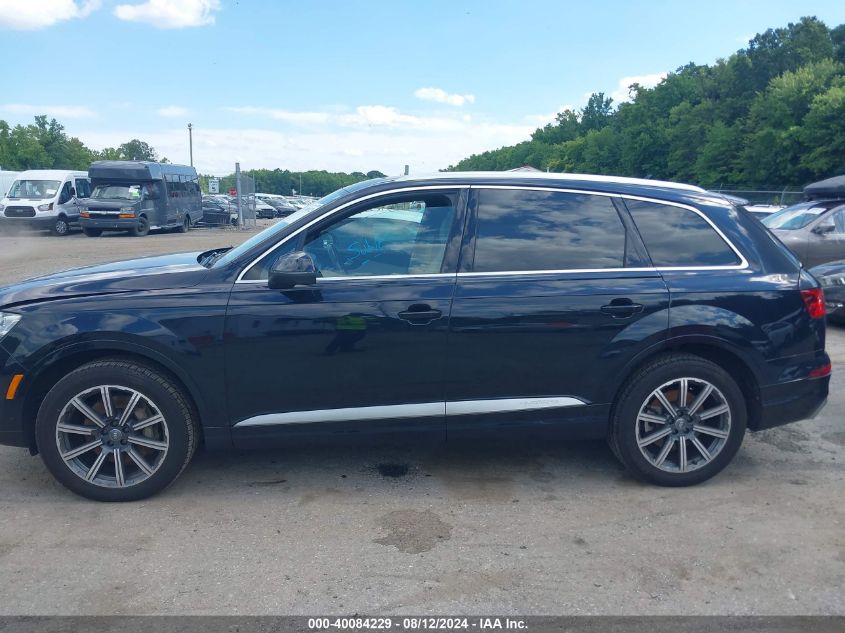 2017 Audi Q7 3.0T Premium VIN: WA1VAAF78HD016426 Lot: 40084229