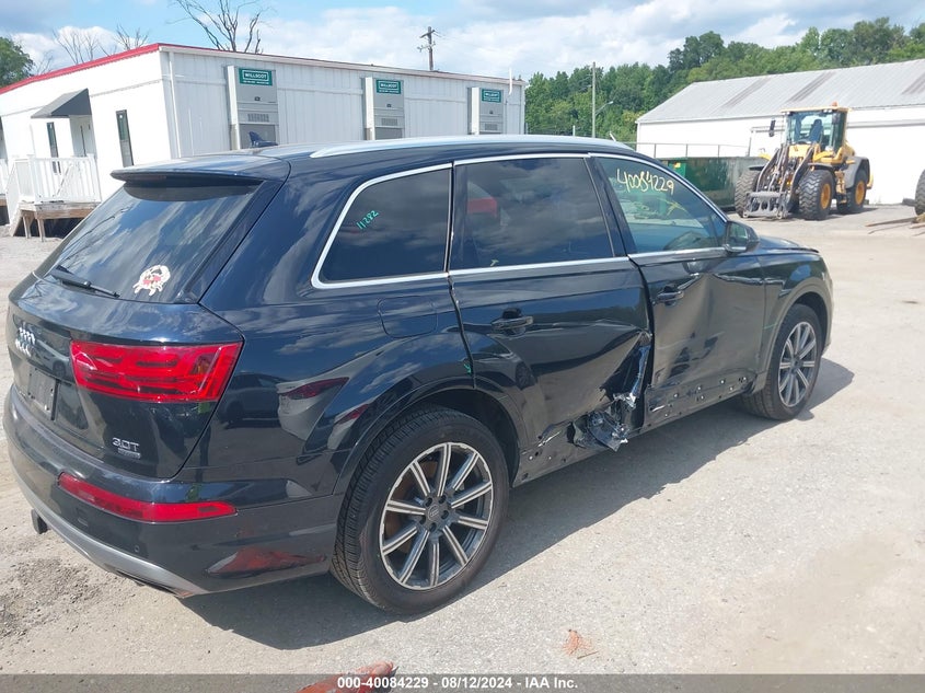 VIN WA1VAAF78HD016426 2017 AUDI Q7 3.0T PREMIUM