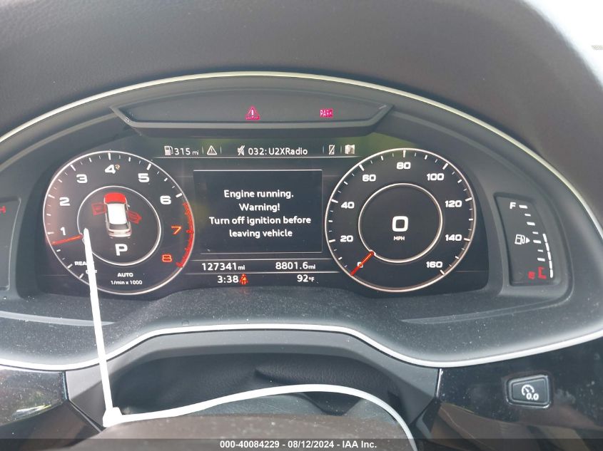 VIN WA1VAAF78HD016426 2017 AUDI Q7 3.0T PREMIUM
