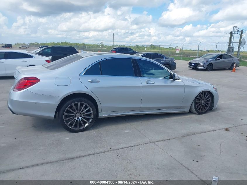 2015 Mercedes-Benz S 550 4Matic VIN: WDDUG8FB3FA091200 Lot: 40084300