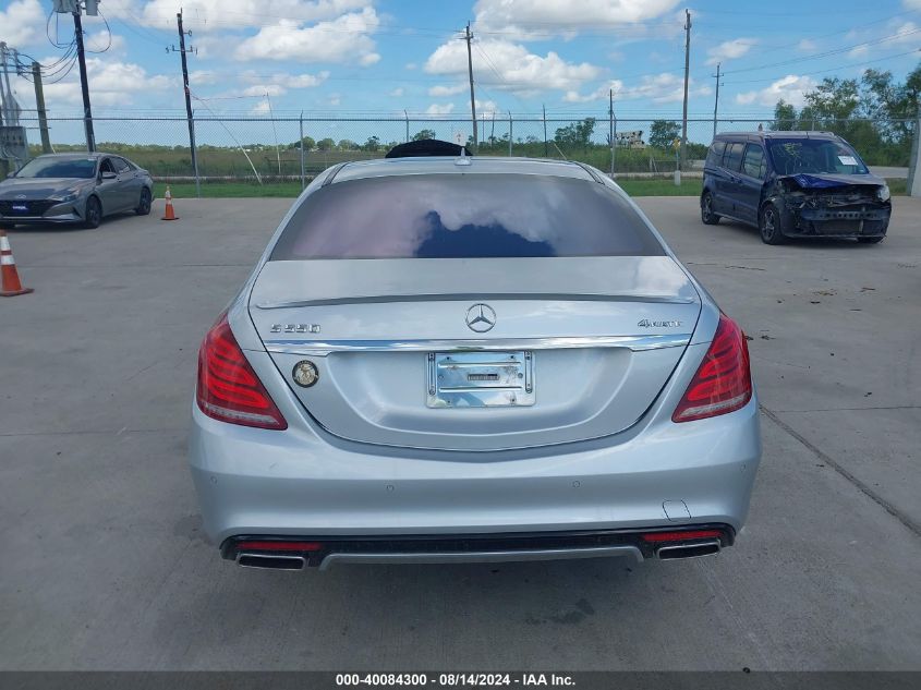 2015 Mercedes-Benz S 550 4Matic VIN: WDDUG8FB3FA091200 Lot: 40084300