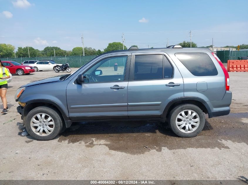 2006 Honda Cr-V Se VIN: JHLRD78936C002665 Lot: 40084302