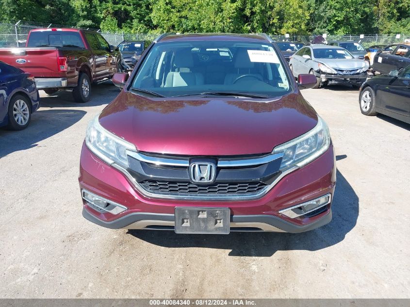 2015 Honda Cr-V Ex-L VIN: 2HKRM4H75FH645310 Lot: 40084340