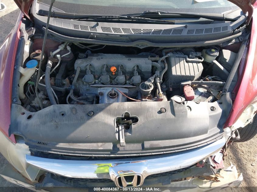 2010 Honda Civic Lx VIN: 2HGFA1F5XAH546738 Lot: 40084367