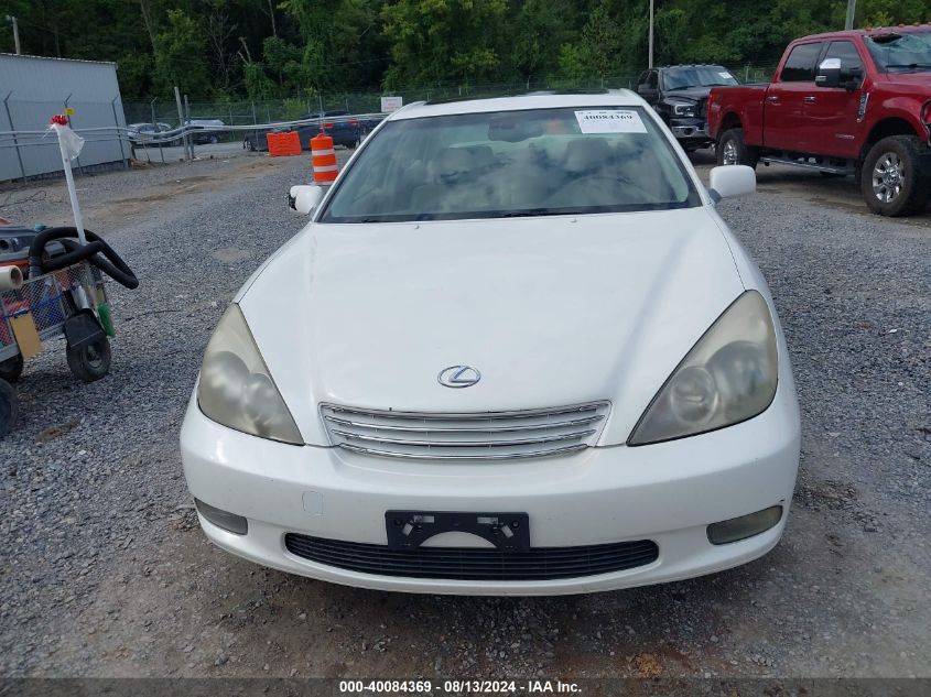 2004 Lexus Es 330 VIN: JTHBA30G945055302 Lot: 40084369