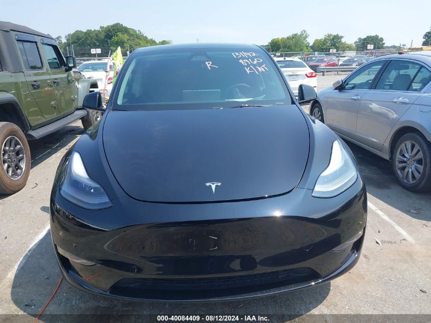 2023 Tesla Model Y Awd/Performance Dual Motor All-Wheel Drive VIN: 7SAYGDEF3PF808960 Lot: 40084409