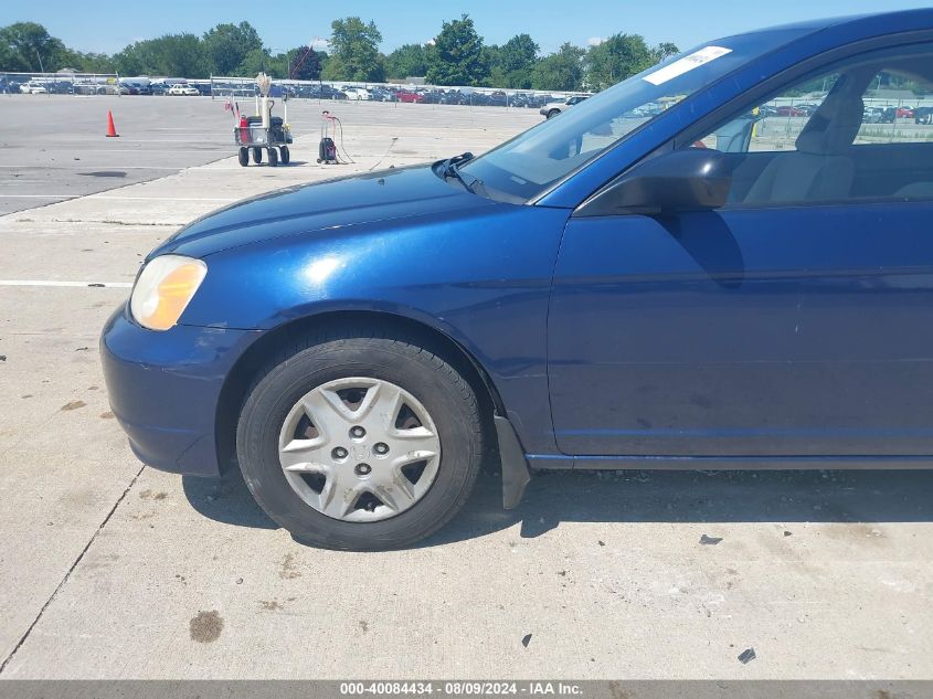 2003 Honda Civic Lx VIN: 1HGEM22553L051710 Lot: 40084434