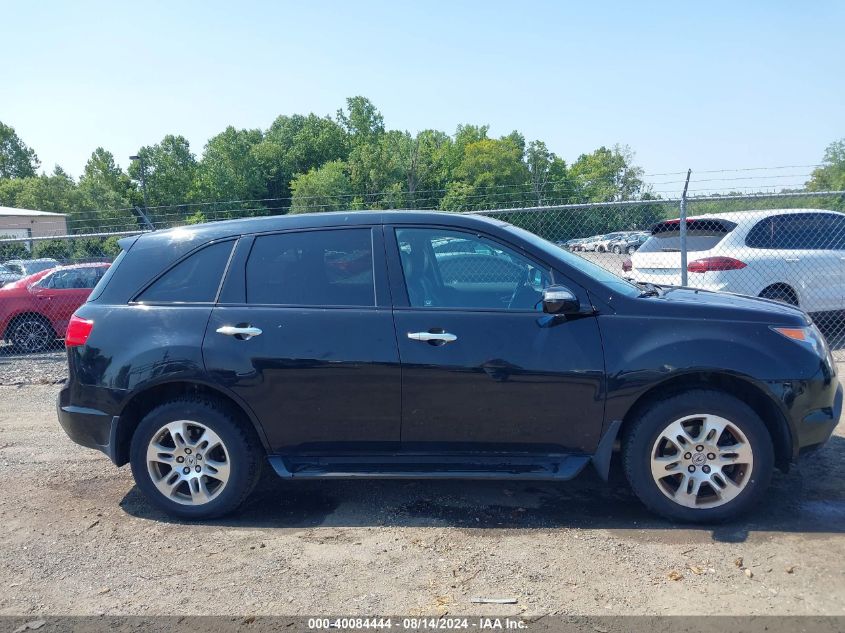 2009 Acura Mdx Technology VIN: 2HNYD28609H524828 Lot: 40084444