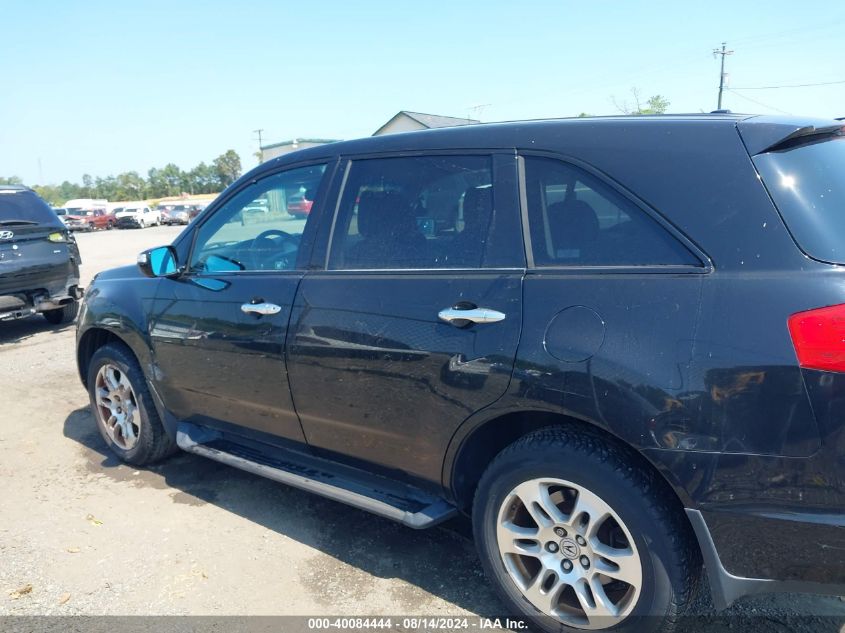 2009 Acura Mdx Technology VIN: 2HNYD28609H524828 Lot: 40084444