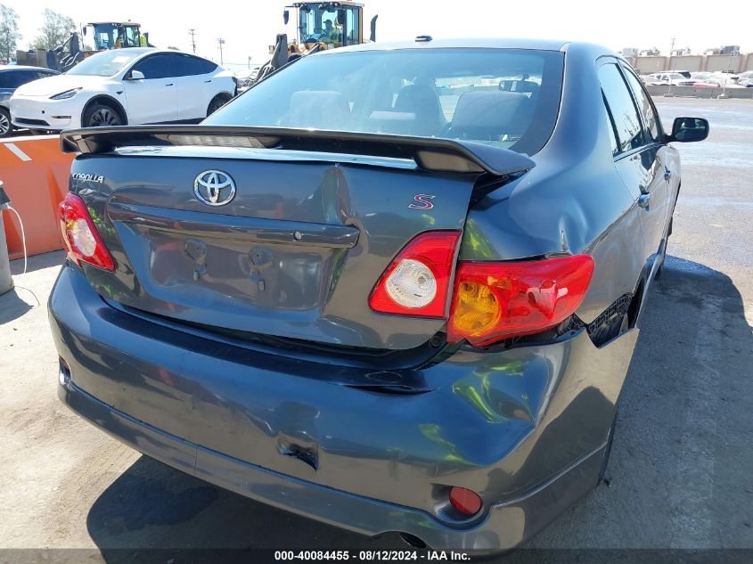 2010 Toyota Corolla S VIN: 2T1BU4EE1AC434072 Lot: 40084455