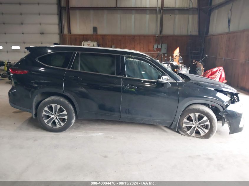 2022 Toyota Highlander Xle VIN: 5TDGZRBH9NS236064 Lot: 40084478