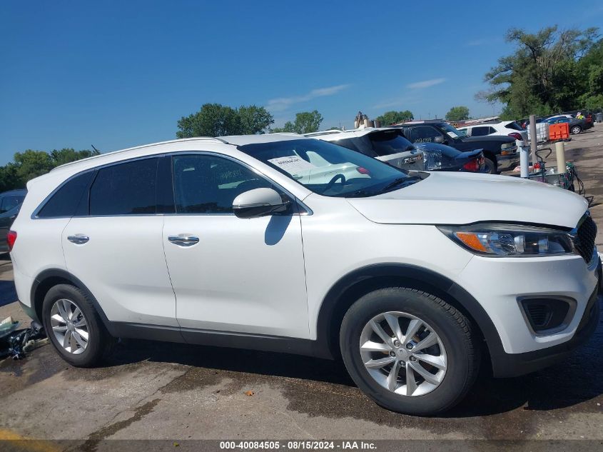 2017 Kia Sorento 3.3L Lx VIN: 5XYPG4A59HG191550 Lot: 40084505