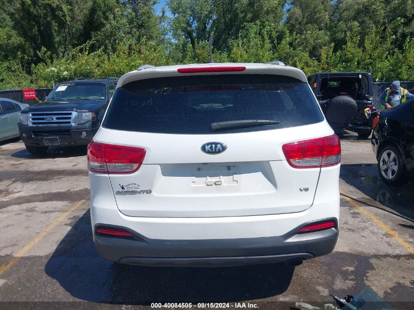 2017 Kia Sorento 3.3L Lx VIN: 5XYPG4A59HG191550 Lot: 40084505