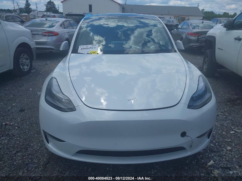 2023 Tesla Model Y Awd/Long Range Dual Motor All-Wheel Drive VIN: 7SAYGDEE8PF797316 Lot: 40084523