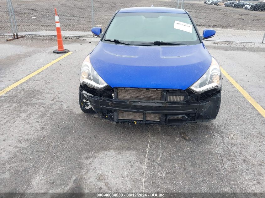 2015 Hyundai Veloster Turbo VIN: KMHTC6AE8FU222767 Lot: 40084539