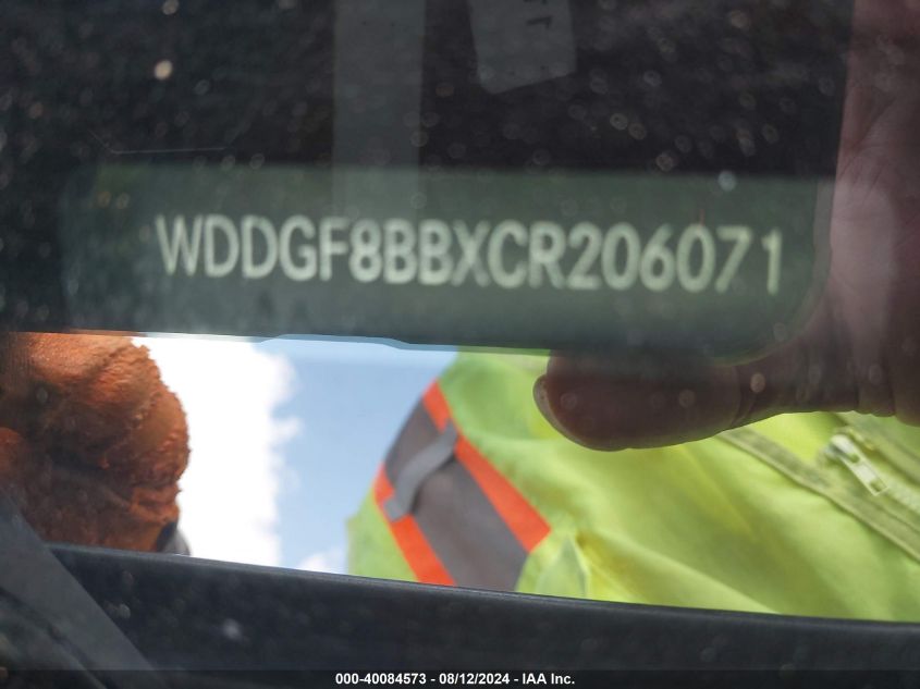2012 Mercedes-Benz C 300 Luxury 4Matic/Sport 4Matic VIN: WDDGF8BBXCR206071 Lot: 40084573