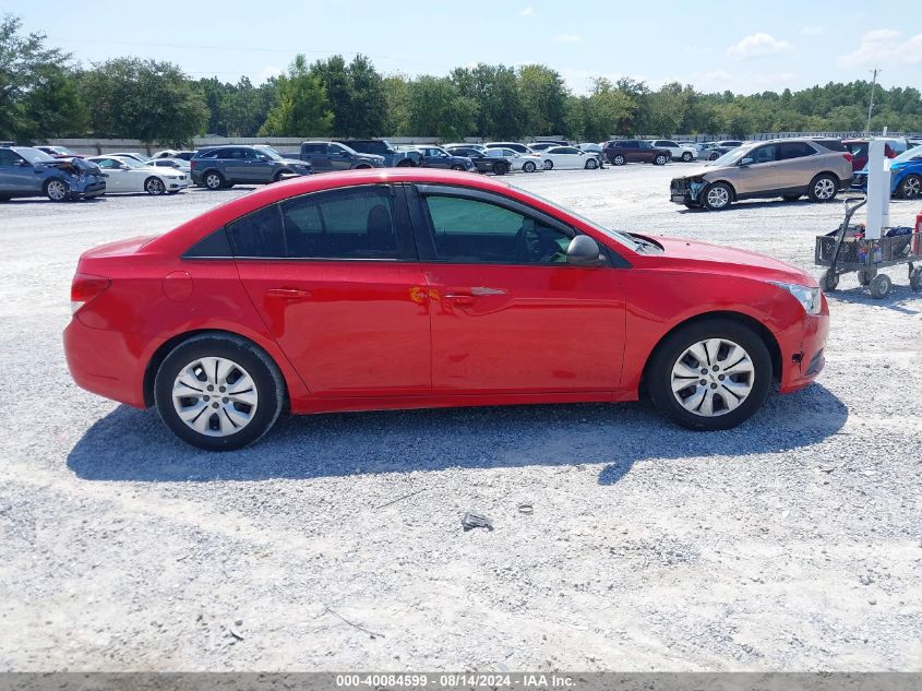 2014 Chevrolet Cruze Ls Auto VIN: 1G1PA5SH6E7282583 Lot: 40084599