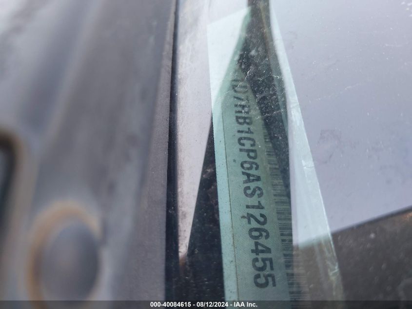 2010 Dodge Ram 1500 St VIN: 1D7RB1CP6AS126455 Lot: 40084615