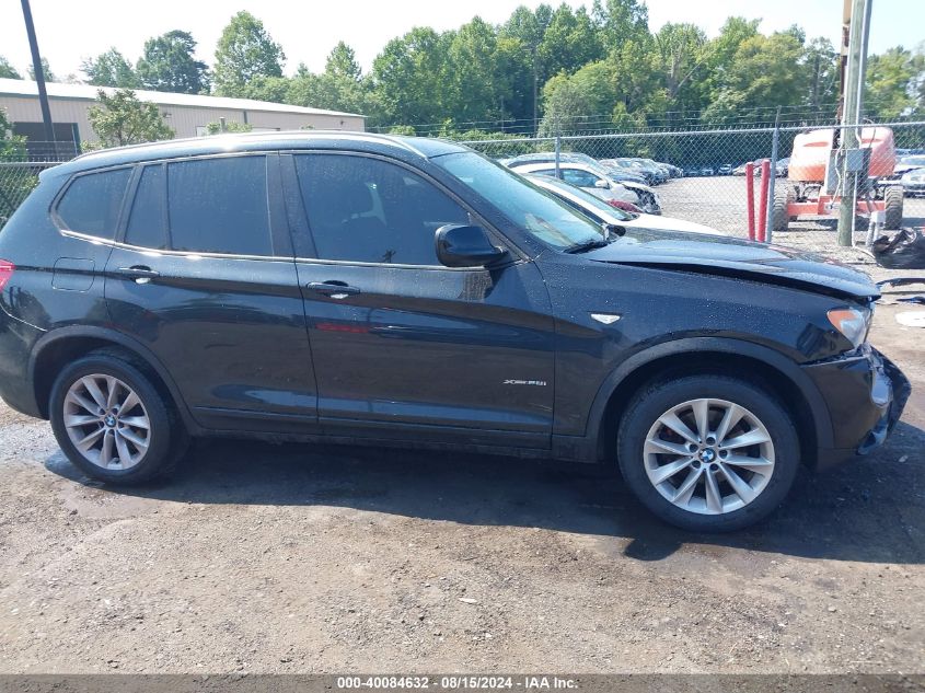 2014 BMW X3 xDrive28I VIN: 5UXWX9C57E0D22662 Lot: 40084632