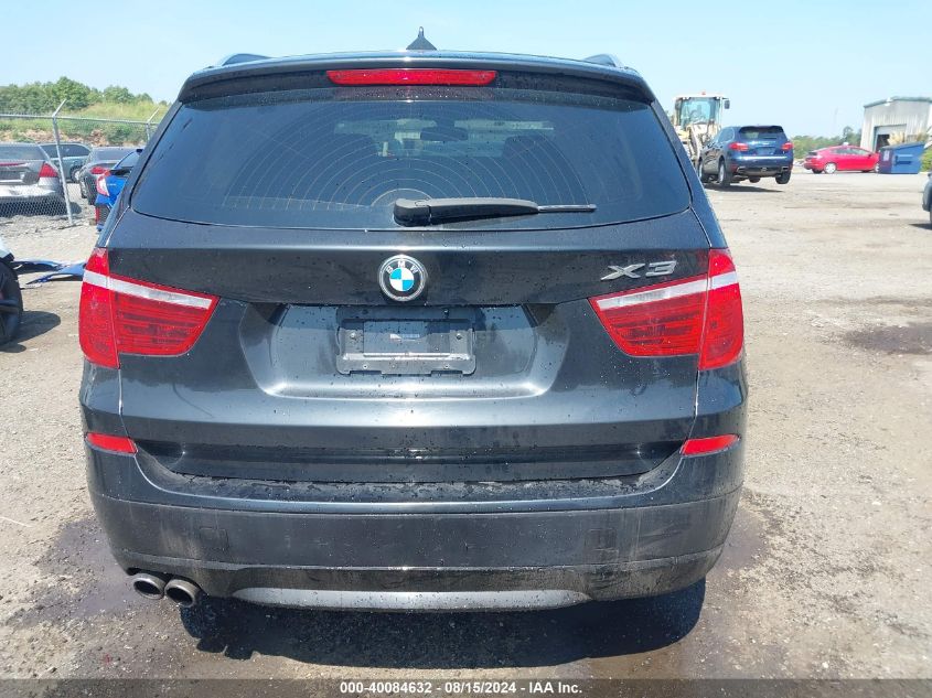 2014 BMW X3 xDrive28I VIN: 5UXWX9C57E0D22662 Lot: 40084632