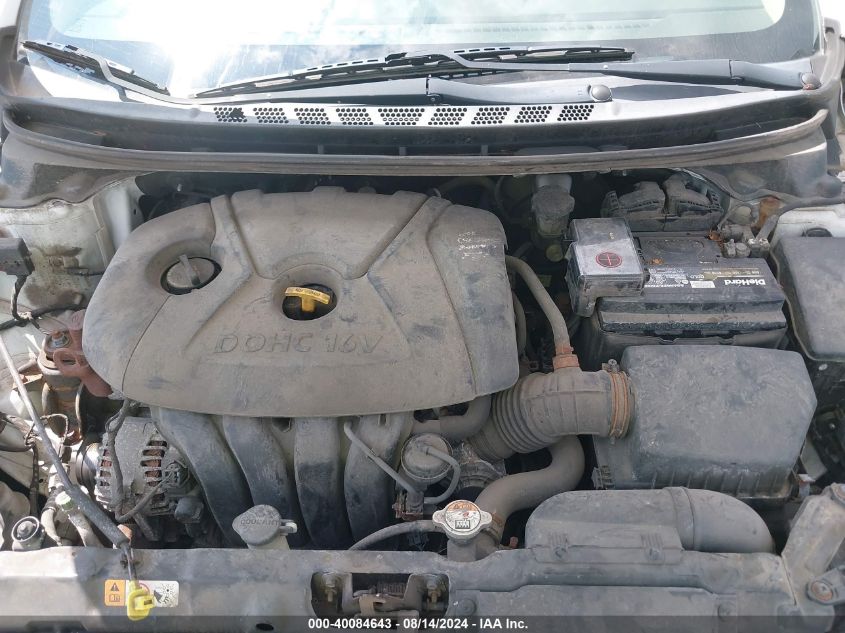 2013 Hyundai Elantra Gls VIN: 5NPDH4AE7DH266832 Lot: 40084643